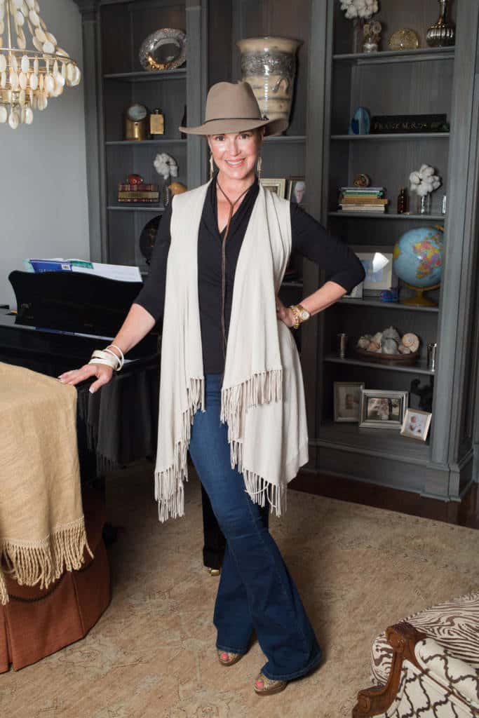 Fabulous Over 50: Barbara Wears the Black Lyford Top