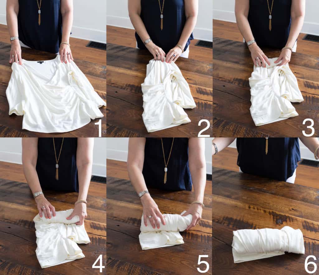 Packing Tips: Roll Your Clothes